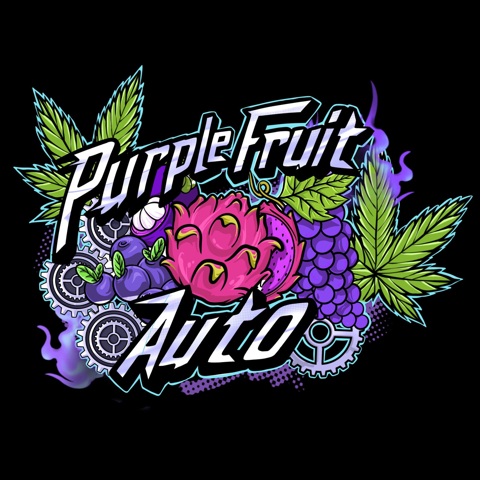Purple Fruit Auto Sumo Seeds Sortenmotiv