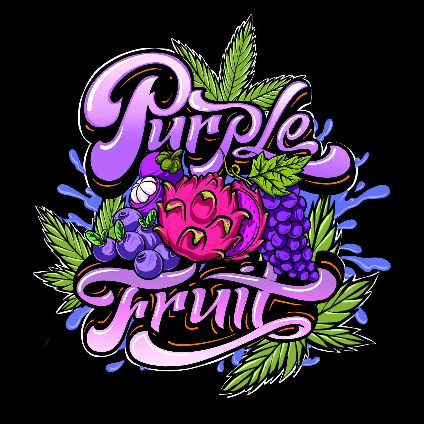 Purple Fruit Sumo Seeds Sortenmotiv